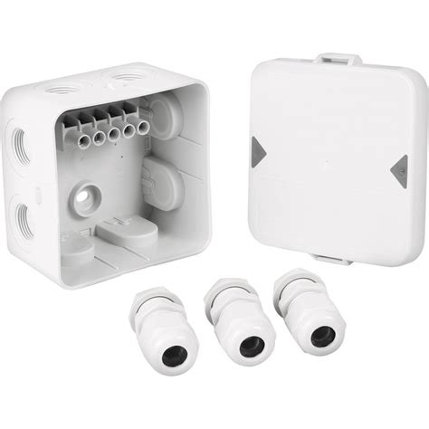 ip65 junction box sizes|screwfix ip65 connector box.